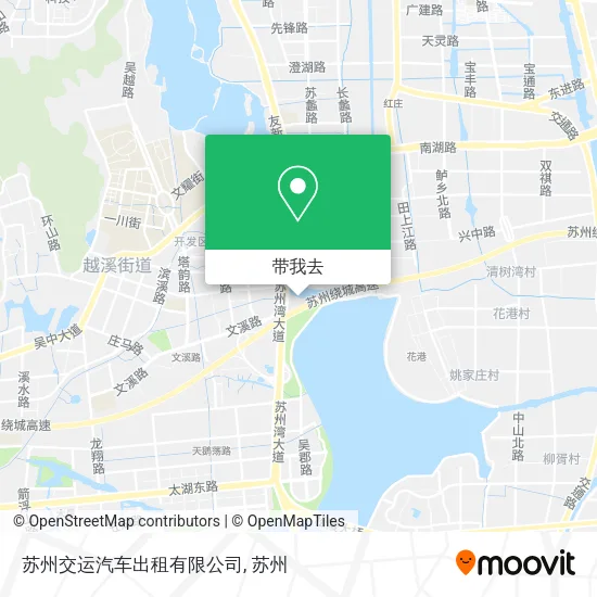 苏州交运汽车出租有限公司地图