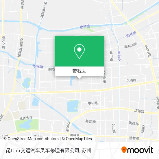 昆山市交运汽车叉车修理有限公司地图