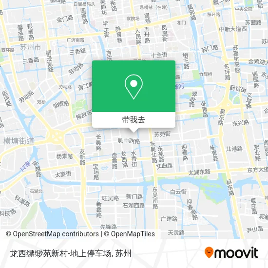龙西缥缈苑新村-地上停车场地图