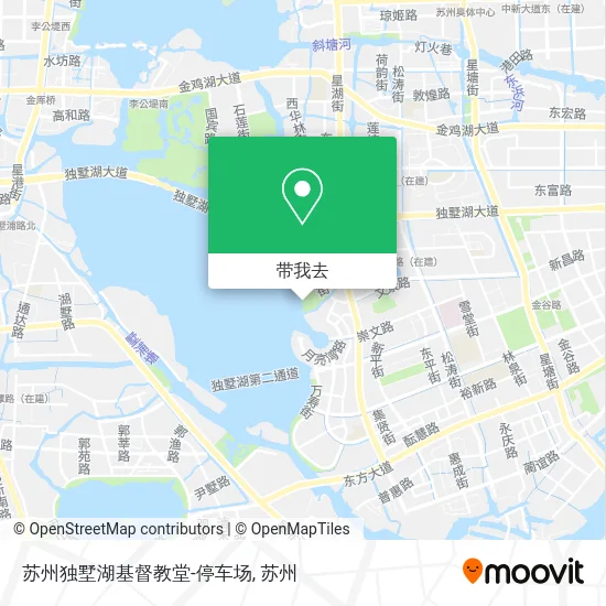 苏州独墅湖基督教堂-停车场地图