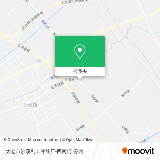太仓市沙溪利丰并线厂-西南门地图
