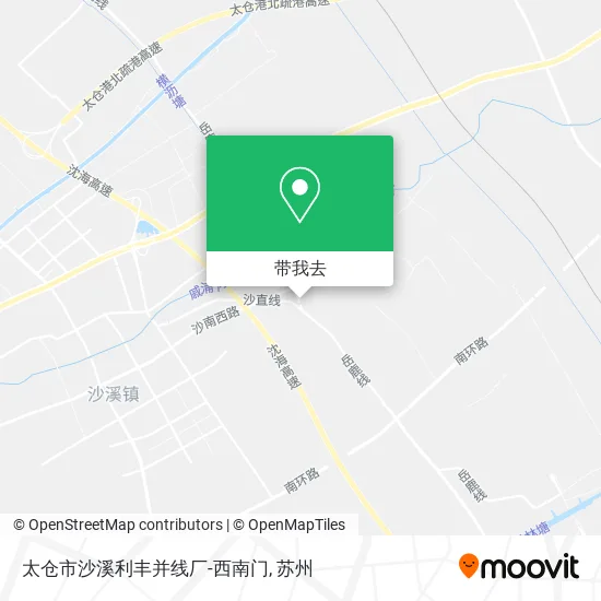 太仓市沙溪利丰并线厂-西南门地图