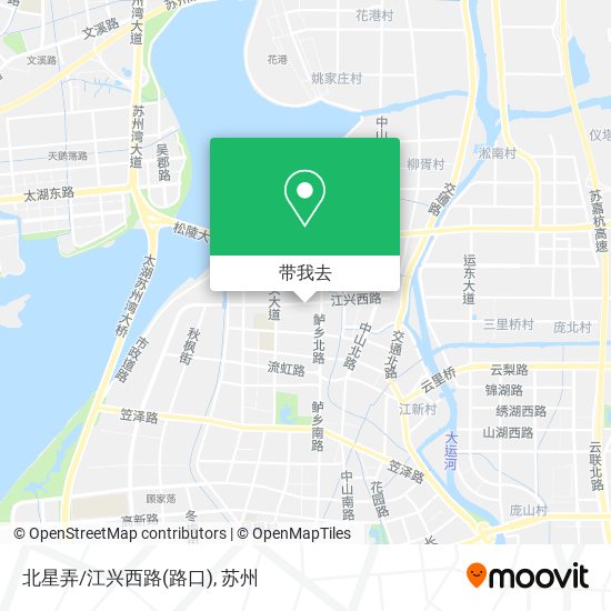 北星弄/江兴西路(路口)地图