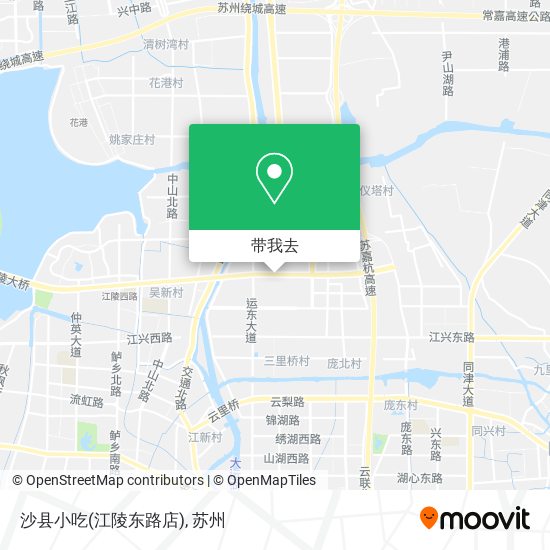 沙县小吃(江陵东路店)地图