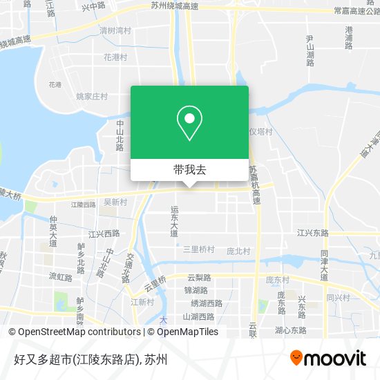 好又多超市(江陵东路店)地图