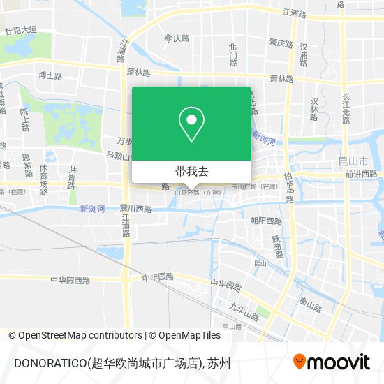 DONORATICO(超华欧尚城市广场店)地图