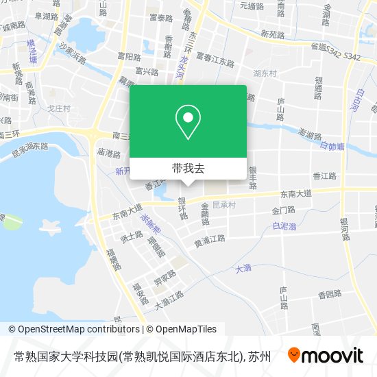 常熟国家大学科技园(常熟凯悦国际酒店东北)地图