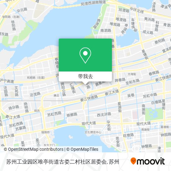 苏州工业园区唯亭街道古娄二村社区居委会地图