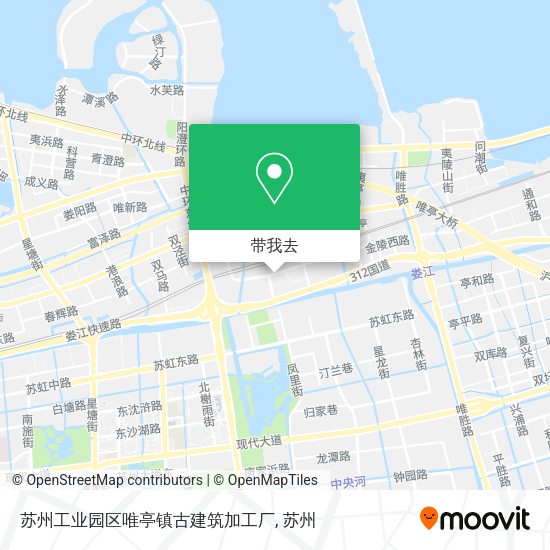 苏州工业园区唯亭镇古建筑加工厂地图