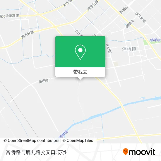 富侨路与牌九路交叉口地图