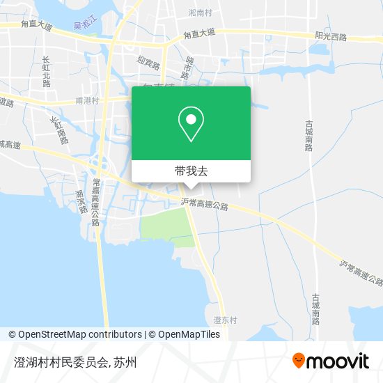 澄湖村村民委员会地图