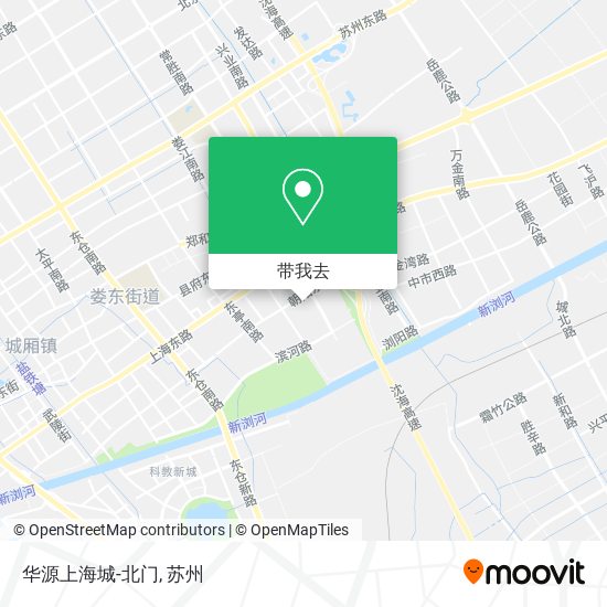 华源上海城-北门地图