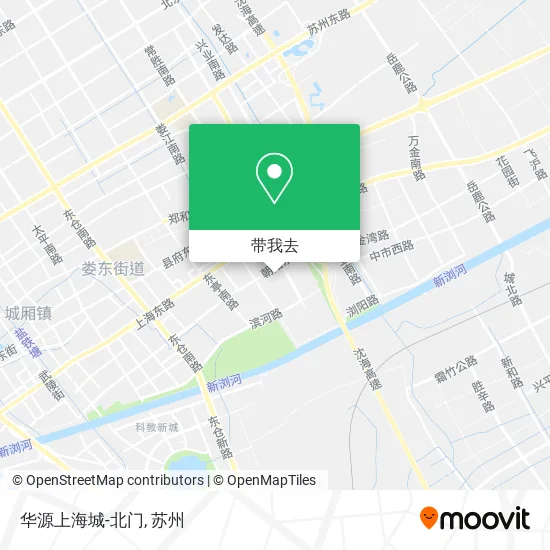 华源上海城-北门地图