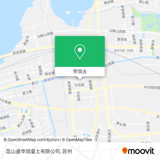 昆山盛华混凝土有限公司地图