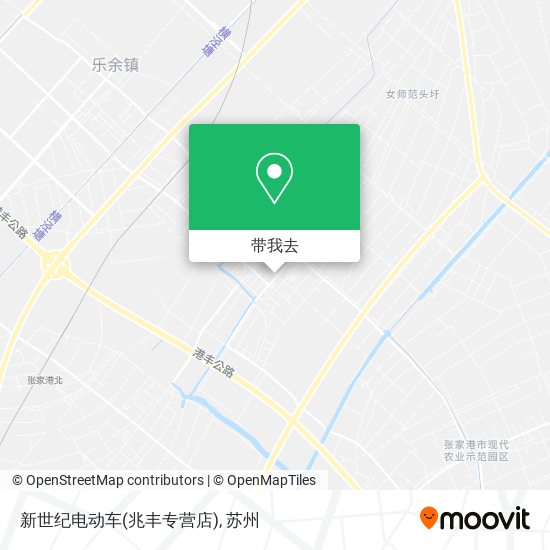 新世纪电动车(兆丰专营店)地图