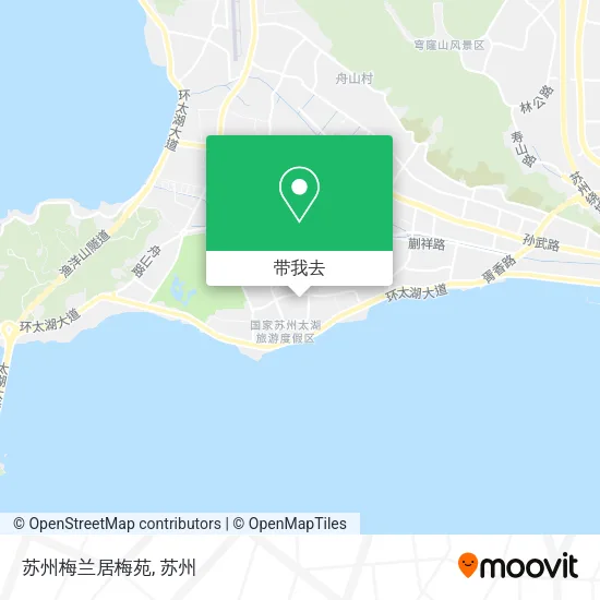 苏州梅兰居梅苑地图