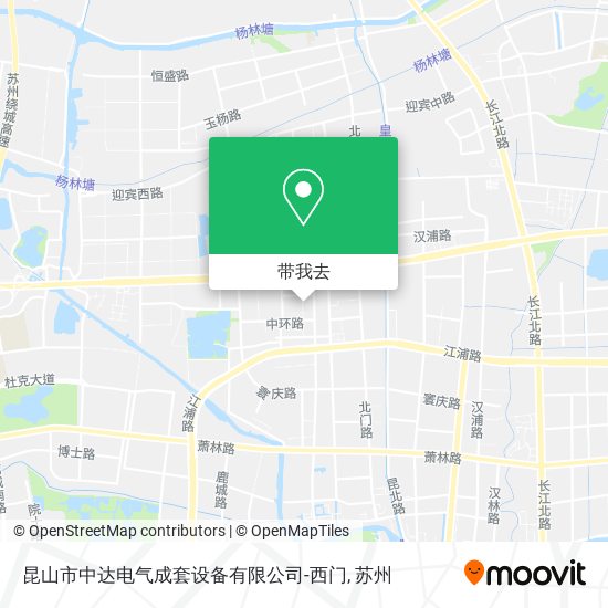 昆山市中达电气成套设备有限公司-西门地图
