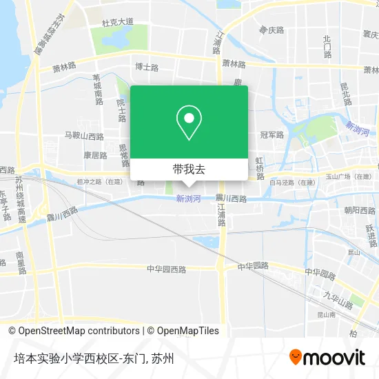 培本实验小学西校区-东门地图