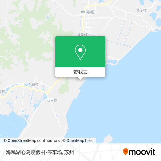 海鸥湖心岛度假村-停车场地图