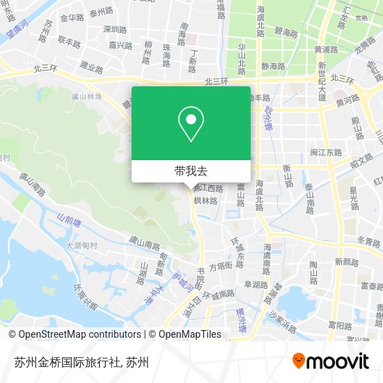 苏州金桥国际旅行社地图