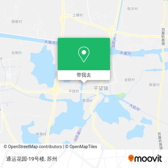 通运花园-19号楼地图