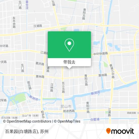 百果园(白塘路店)地图