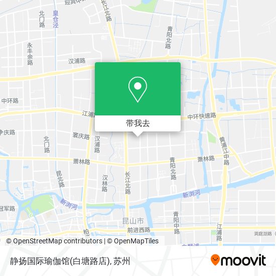 静扬国际瑜伽馆(白塘路店)地图