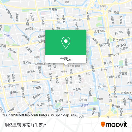 润亿皇朝-东南1门地图