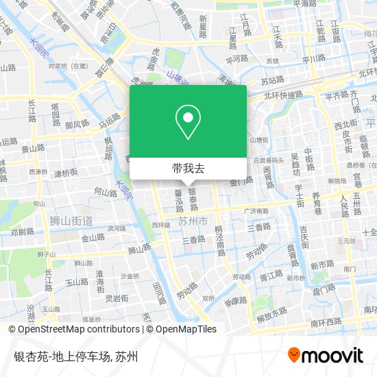 银杏苑-地上停车场地图