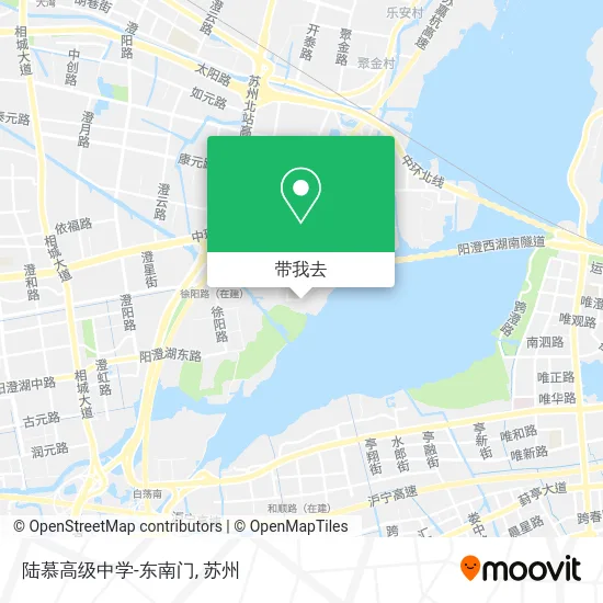 陆慕高级中学-东南门地图
