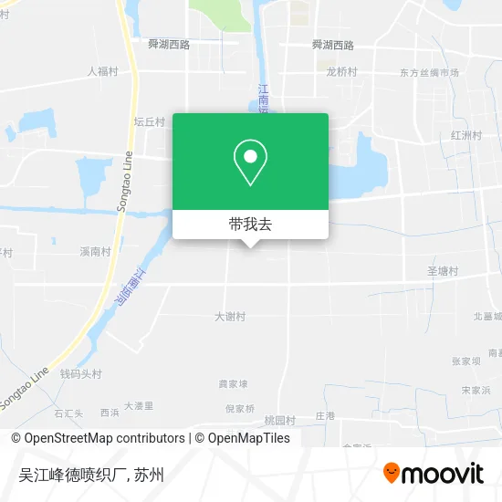 吴江峰德喷织厂地图