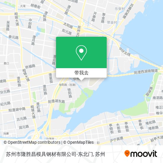 苏州市隆胜昌模具钢材有限公司-东北门地图