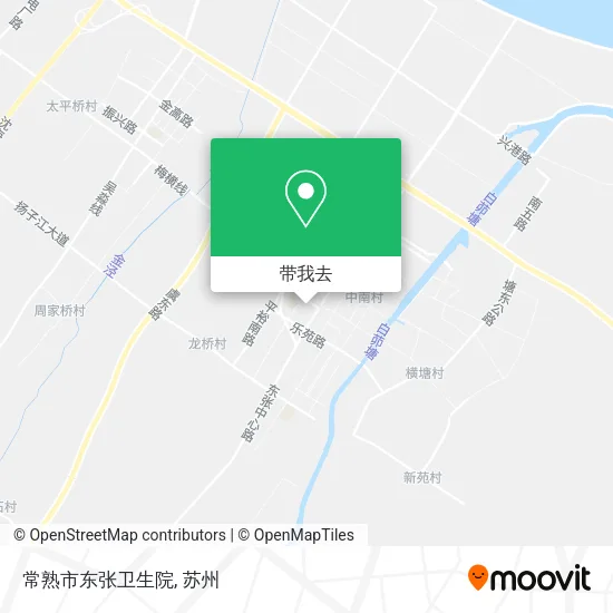 常熟市东张卫生院地图
