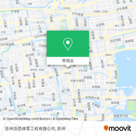 苏州浩思体育工程有限公司地图