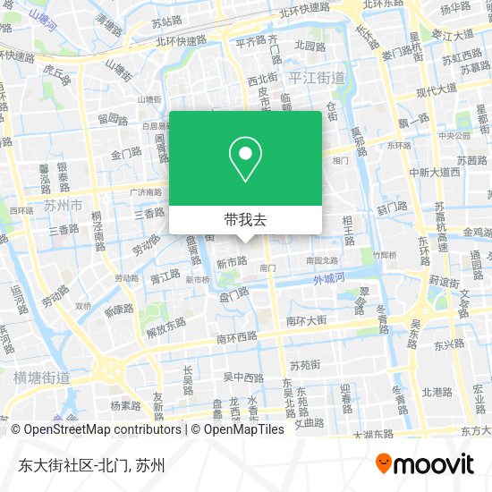 东大街社区-北门地图