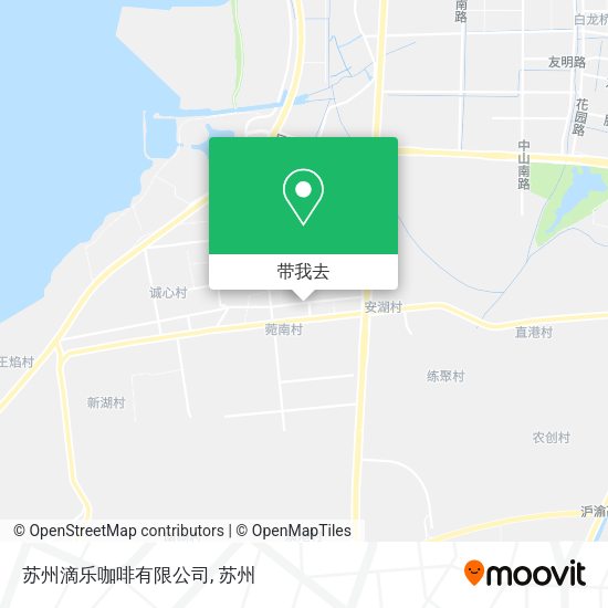 苏州滴乐咖啡有限公司地图