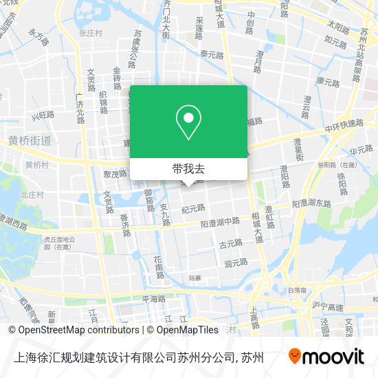 上海徐汇规划建筑设计有限公司苏州分公司地图