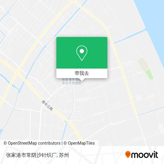 张家港市常阴沙针织厂地图