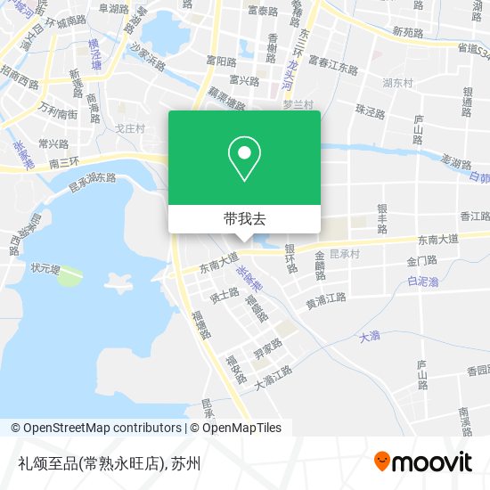 礼颂至品(常熟永旺店)地图