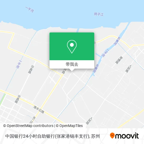 中国银行24小时自助银行(张家港锦丰支行)地图