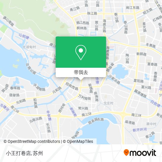 小王打卷店地图