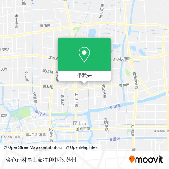 金色雨林昆山蒙特利中心地图