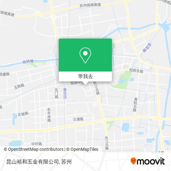 昆山裕和五金有限公司地图