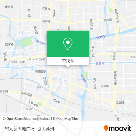 裕元新天地广场-北门地图