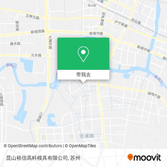 昆山裕信高科模具有限公司地图