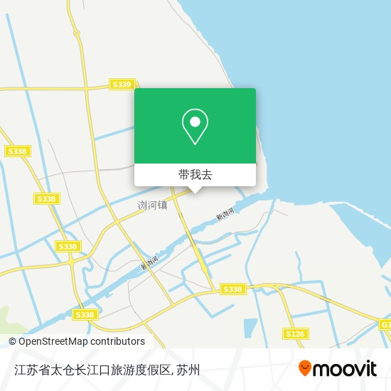 江苏省太仓长江口旅游度假区地图