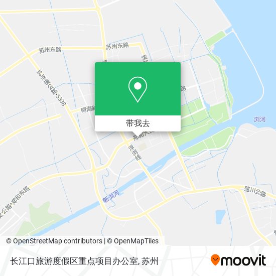 长江口旅游度假区重点项目办公室地图