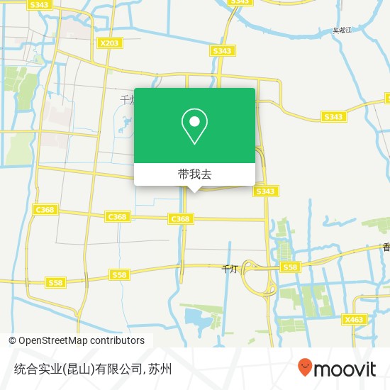 统合实业(昆山)有限公司地图