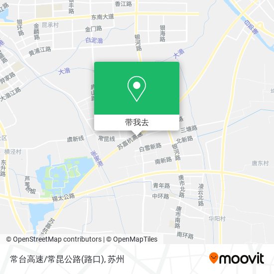 常台高速/常昆公路(路口)地图