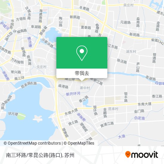 南三环路/常昆公路(路口)地图